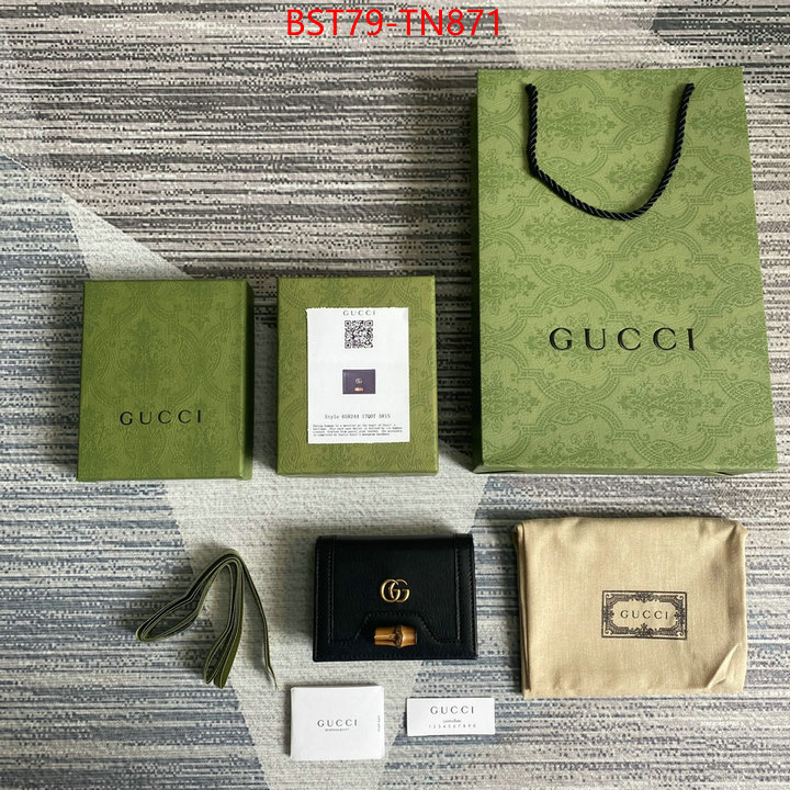 Gucci Bags(TOP)-Wallet-,ID: TN871,$: 79USD