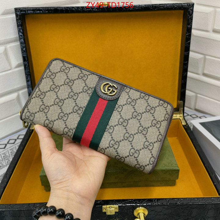 Gucci Bags(4A)-Wallet-,ID: TD1756,$: 49USD