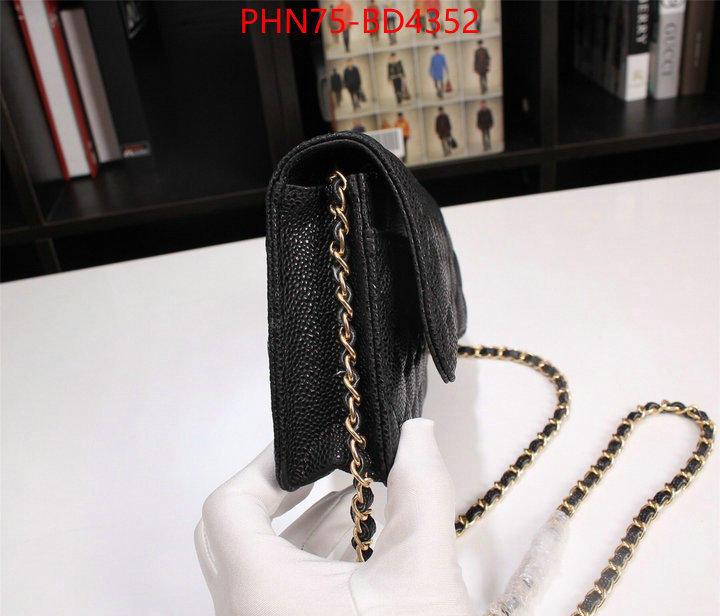 Chanel Bags(4A)-Diagonal-,ID: BD4352,$: 75USD