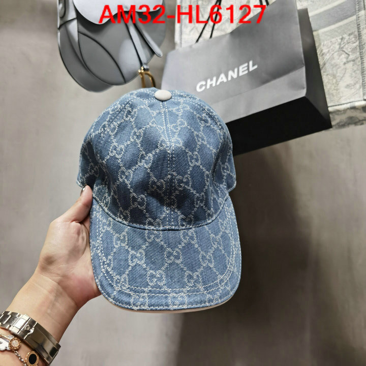 Cap (Hat)-Gucci,aaaaa quality replica , ID: HL6127,$: 32USD