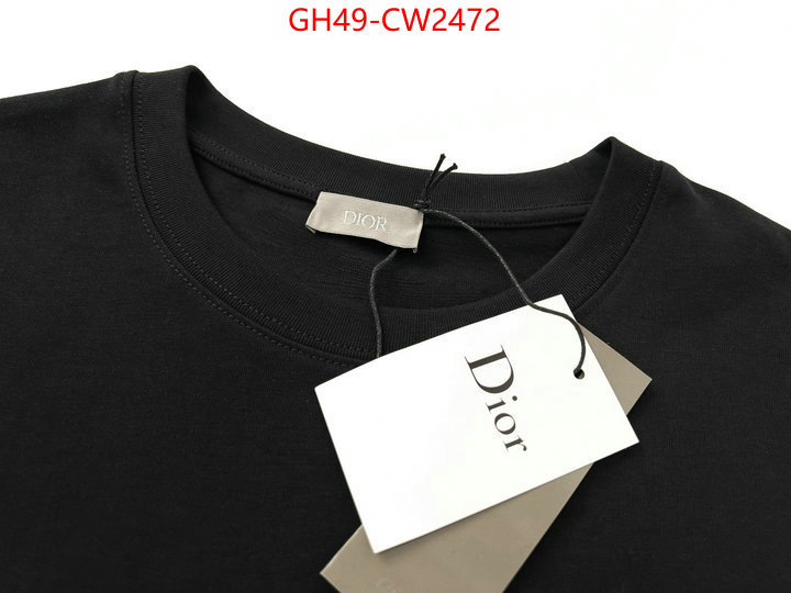 Clothing-Dior,found replica , ID: CW2472,$: 49USD