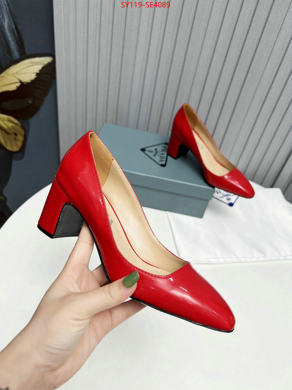 Women Shoes-Prada,the highest quality fake , ID: SE4089,$: 119USD
