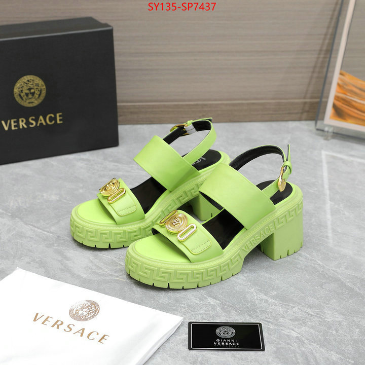 Women Shoes-Versace,fake designer , ID: SP7437,$: 135USD