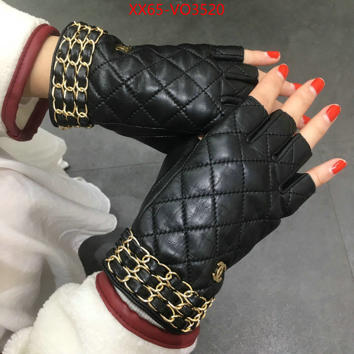 Gloves-Chanel,top brands like , ID: VO3520,$: 65USD