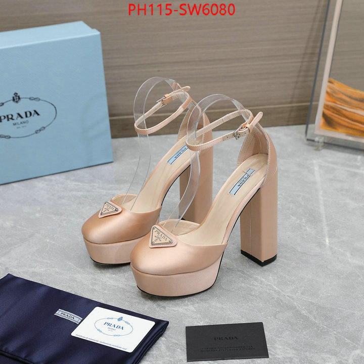 Women Shoes-Prada,highest quality replica , ID: SW6080,$: 115USD