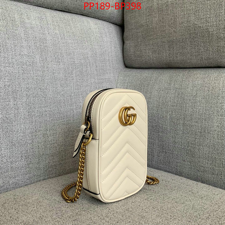 Gucci Bags(TOP)-Marmont,ID: BP398,$:189USD