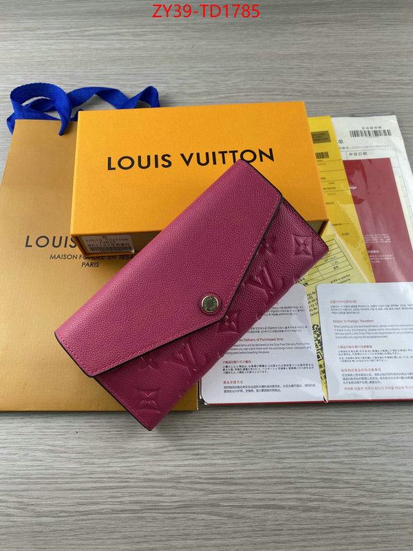 LV Bags(4A)-Wallet,ID: TD1785,$: 39USD