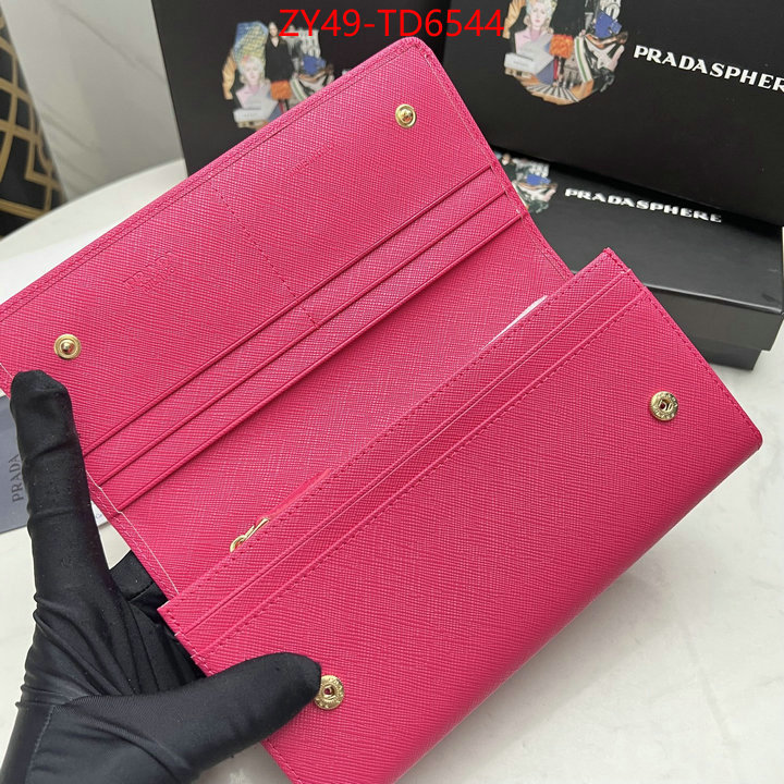 Prada Bags(4A)-Wallet,copy ,ID: TD6544,$: 49USD