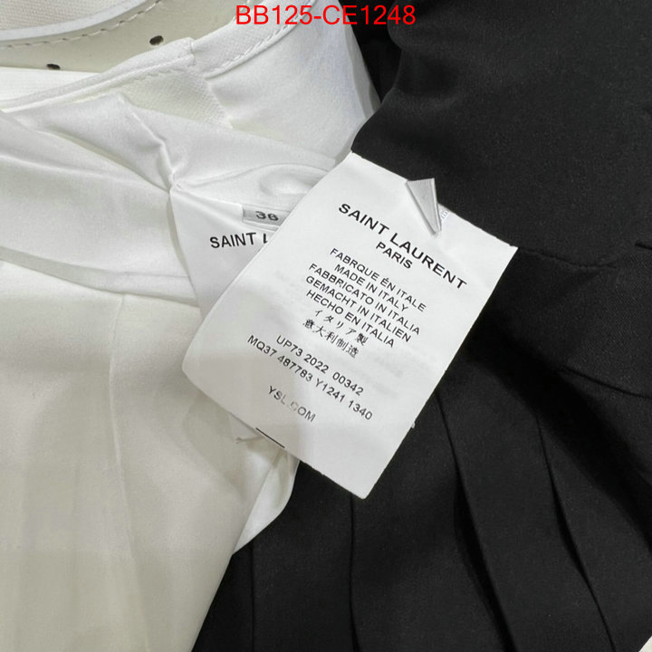 Clothing-YSL,shop cheap high quality 1:1 replica ,ID: CE1248,$: 125USD