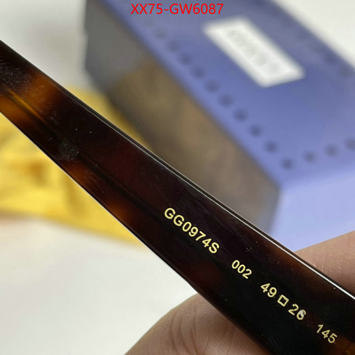 Glasses-Gucci,designer 7 star replica , ID: GW6087,$: 75USD