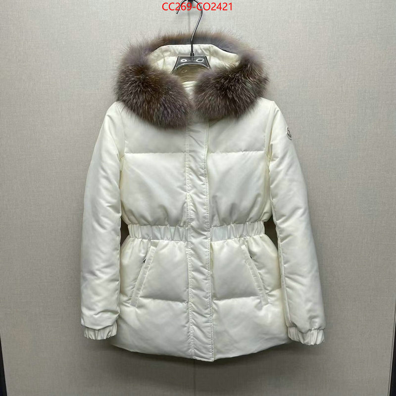 Down jacket Women-Moncler,aaaaa customize , ID: CO2421,$: 269USD