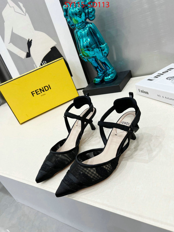 Women Shoes-Fendi,wholesale designer shop , ID: SD113,$: 115USD