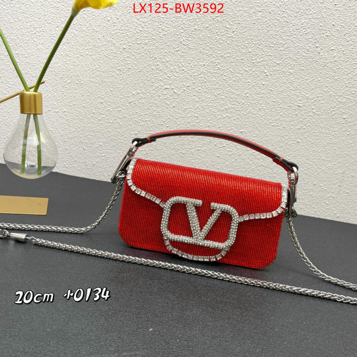 Valentino Bags(4A)-LOC-V Logo ,copy aaaaa ,ID: BW3592,$: 125USD