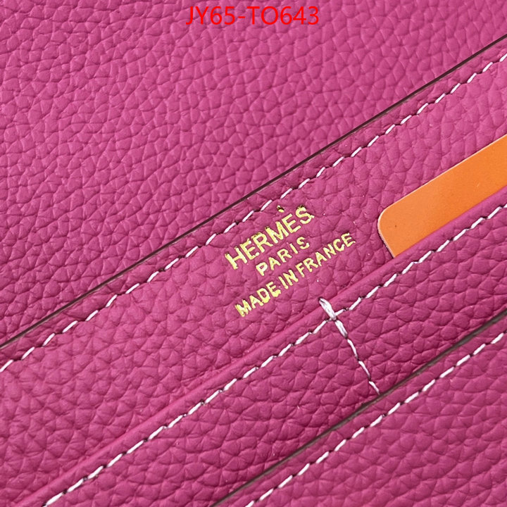 Hermes Bags(4A)-Wallet-,cheap wholesale ,ID: TO643,$: 65USD