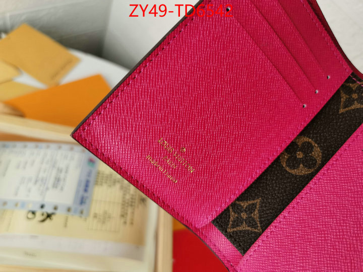 LV Bags(4A)-Wallet,we provide top cheap aaaaa ,ID: TD6542,$: 49USD