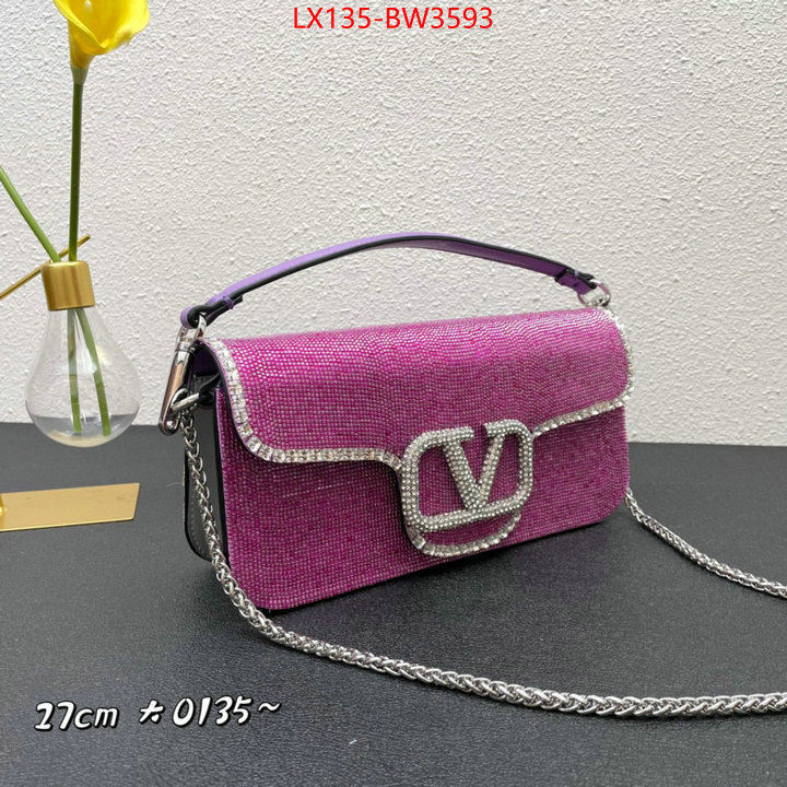 Valentino Bags(4A)-LOC-V Logo ,best designer replica ,ID: BW3593,$: 135USD