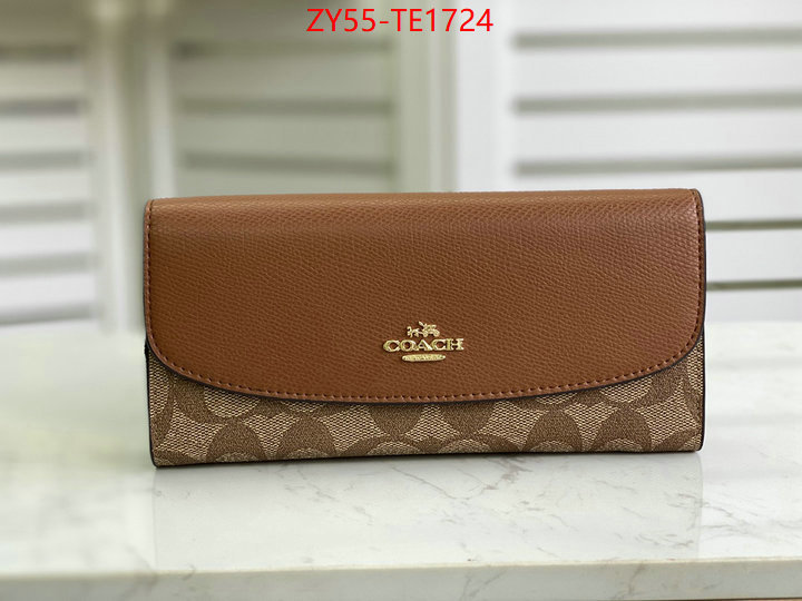 Coach Bags(4A)-Wallet,store ,ID: TE1724,$: 55USD