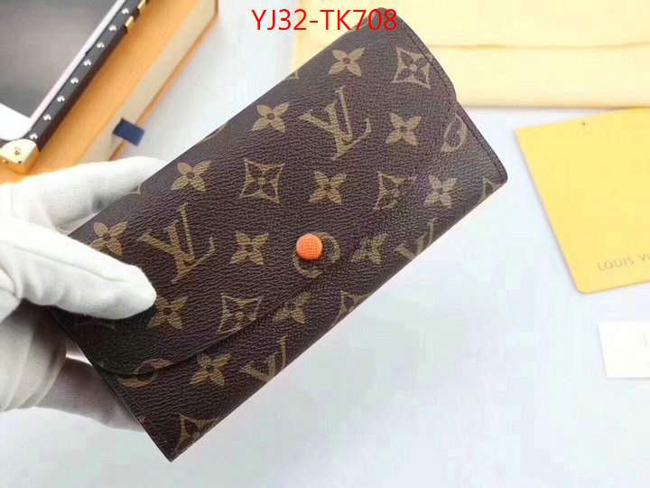 LV Bags(4A)-Wallet,ID: TK708,$:32USD