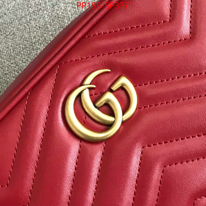 Gucci Bags(TOP)-Marmont,ID: BP377,$: 195USD