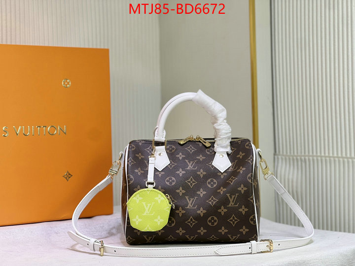 LV Bags(4A)-Speedy-,designer 7 star replica ,ID: BD6672,$: 85USD