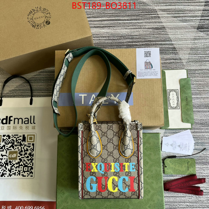 Gucci Bags(TOP)-Diagonal-,new designer replica ,ID: BO3811,$: 189USD