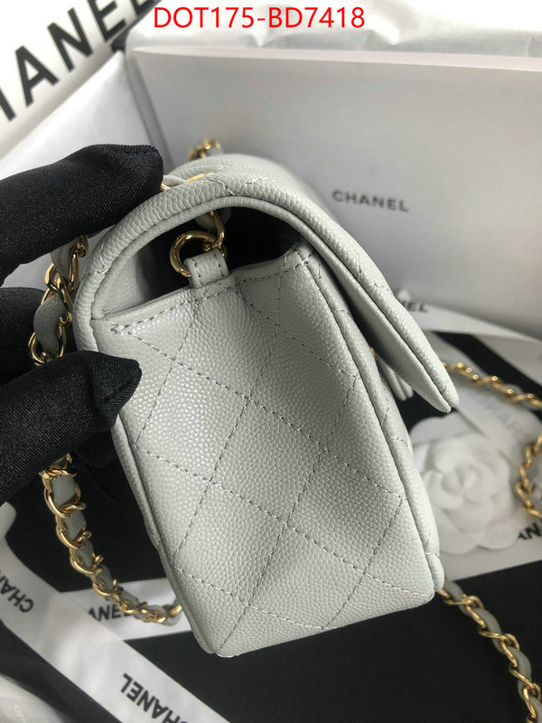 Chanel Bags(TOP)-Diagonal-,ID: BD7418,$: 175USD