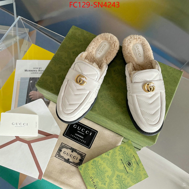 Women Shoes-Gucci,best fake , ID: SN4243,$: 129USD