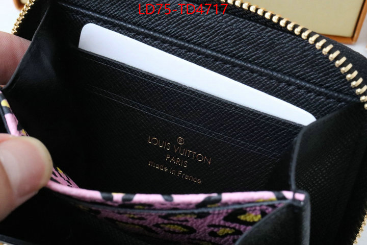 LV Bags(TOP)-Wallet,ID: TD4717,$: 75USD