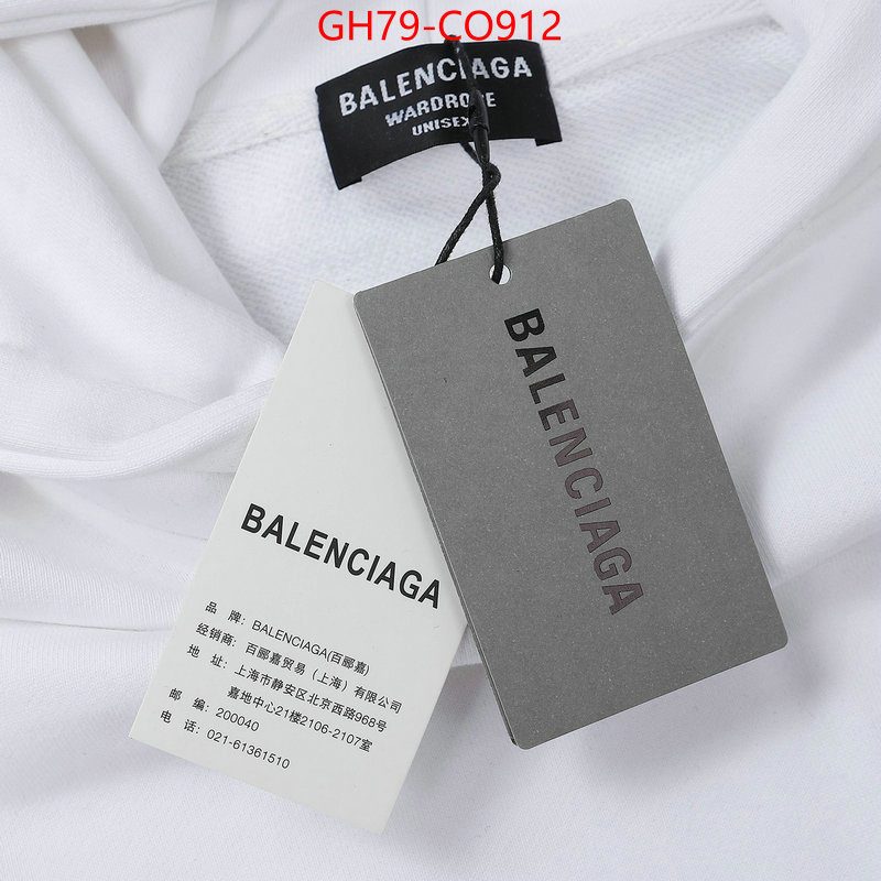 Clothing-Balenciaga,high quality , ID: CO912,$: 79USD