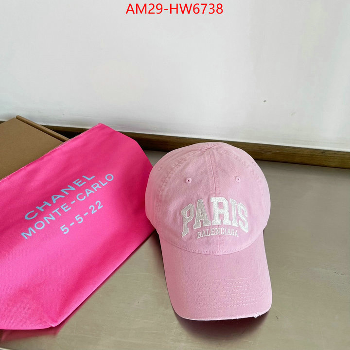Cap (Hat)-Balenciaga,mirror copy luxury , ID: HW6738,$: 29USD