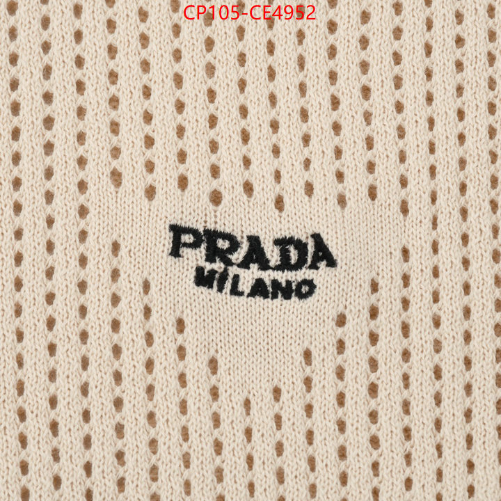 Clothing-Prada,can you buy knockoff , ID: CE4952,$: 105USD