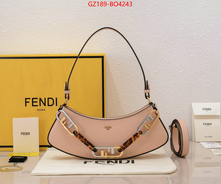 Fendi Bags(TOP)-Handbag-,fake designer ,ID: BO4243,$: 189USD