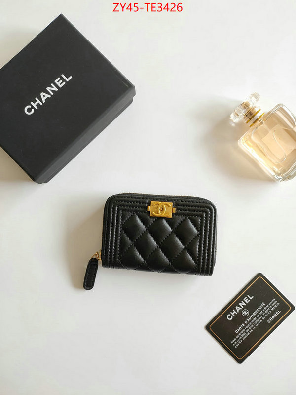 Chanel Bags(4A)-Wallet-,ID: TE3426,$: 45USD