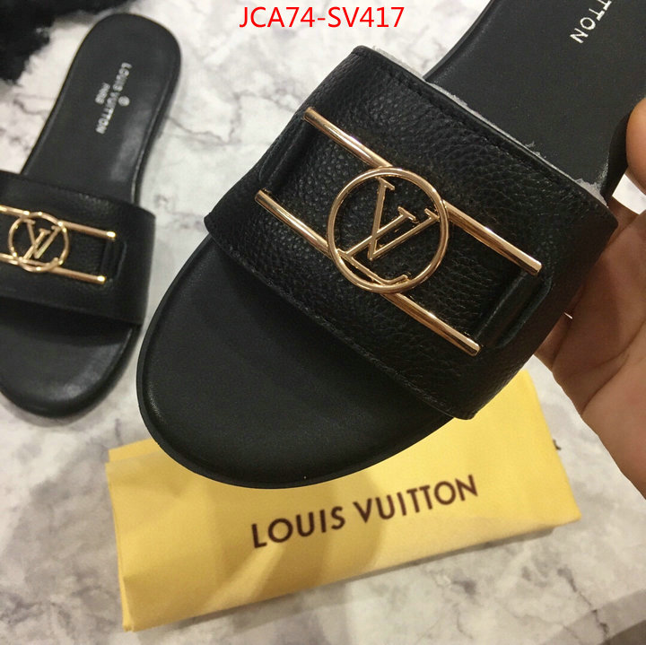 Women Shoes-LV,what 1:1 replica , ID: SV417,$:74USD