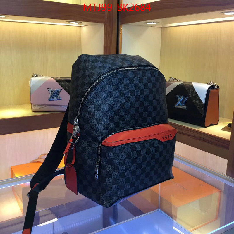 LV Bags(4A)-Backpack-,ID: BK2684,$:99USD