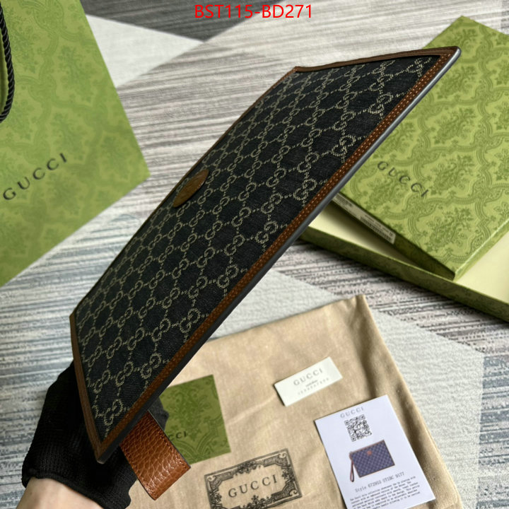 Gucci Bags(TOP)-Clutch-,practical and versatile replica designer ,ID: BD271,$: 115USD