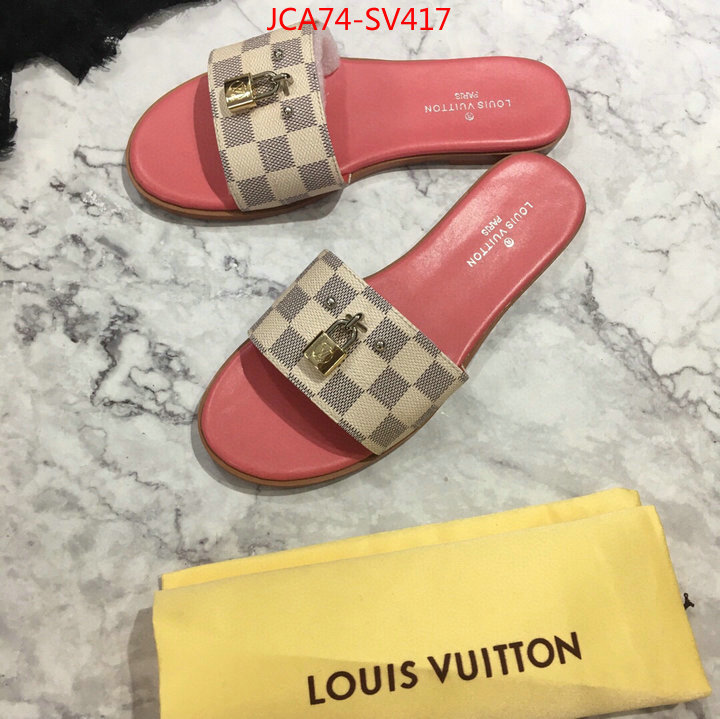 Women Shoes-LV,what 1:1 replica , ID: SV417,$:74USD