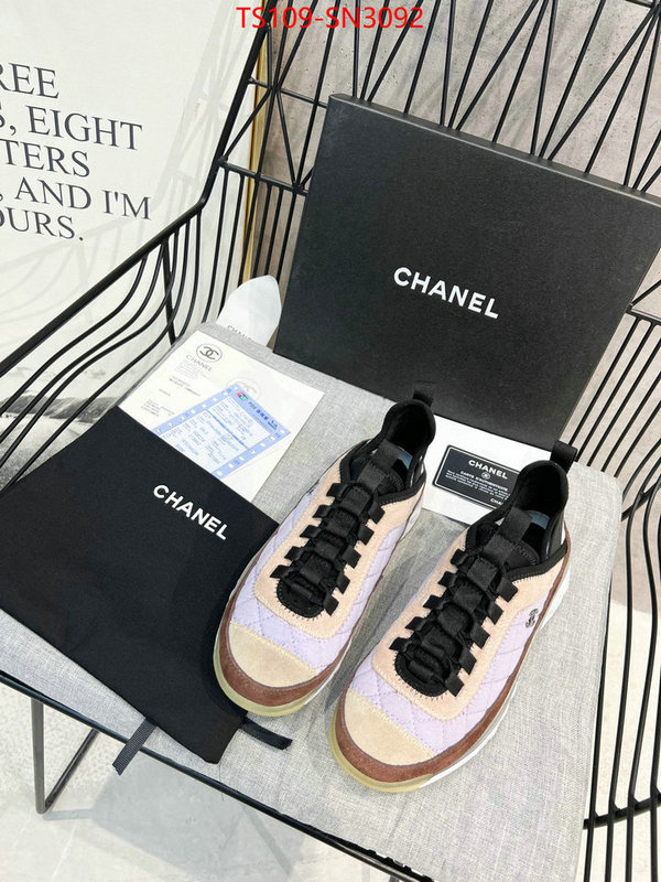 Women Shoes-Chanel,top fake designer , ID: SN3092,$: 109USD