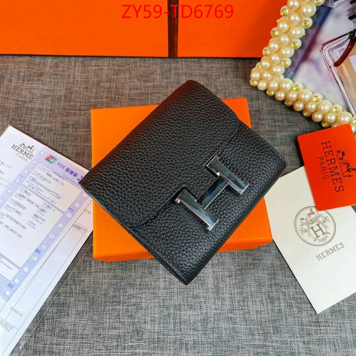 Hermes Bags(4A)-Wallet-,replica 1:1 ,ID: TD6769,$: 59USD