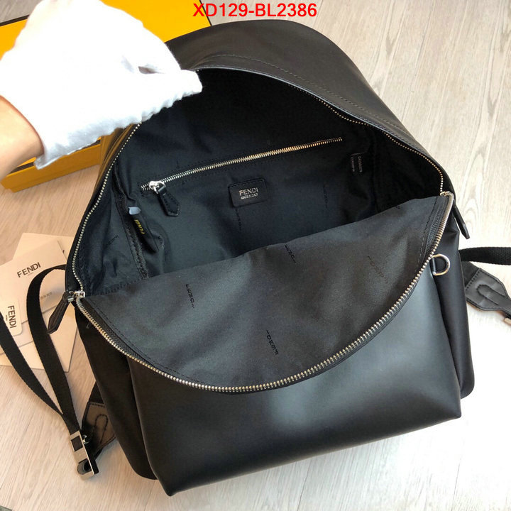 Fendi Bags(4A)-Backpack-,best designer replica ,ID: BL2386,$:129USD