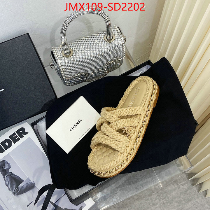 Women Shoes-Chanel,wholesale 2023 replica , ID: SD2202,$: 109USD