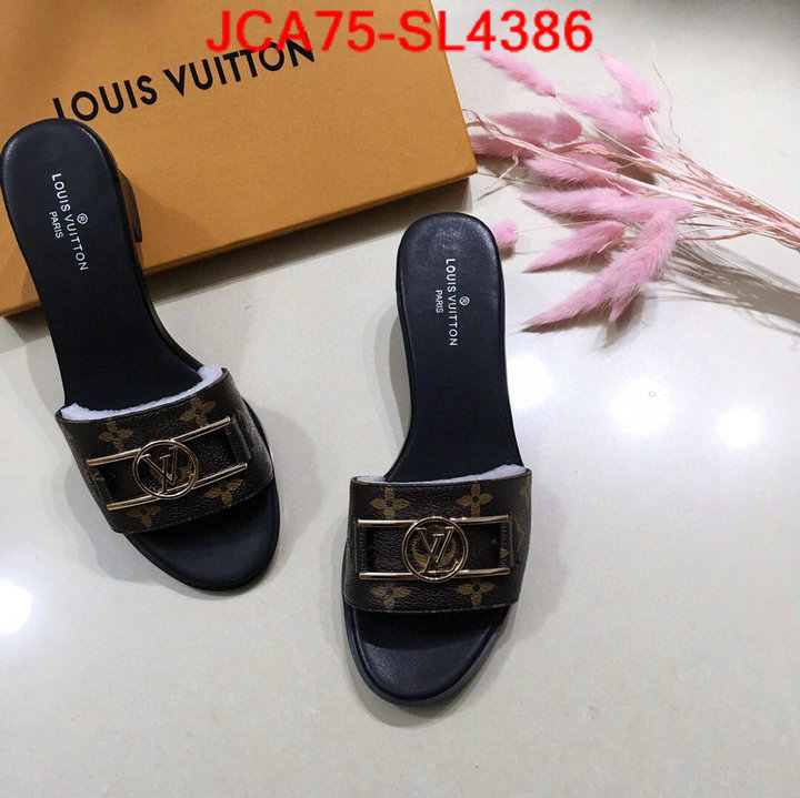 Women Shoes-LV,aaaaa+ replica designer , ID: SL4386,$: 75USD