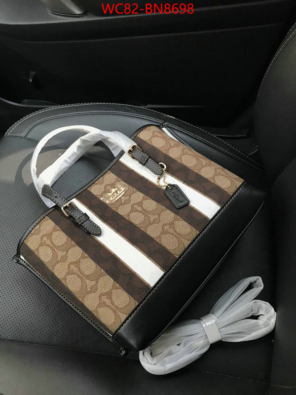 Coach Bags(4A)-Tote-,replica for cheap ,ID: BN8698,$: 82USD