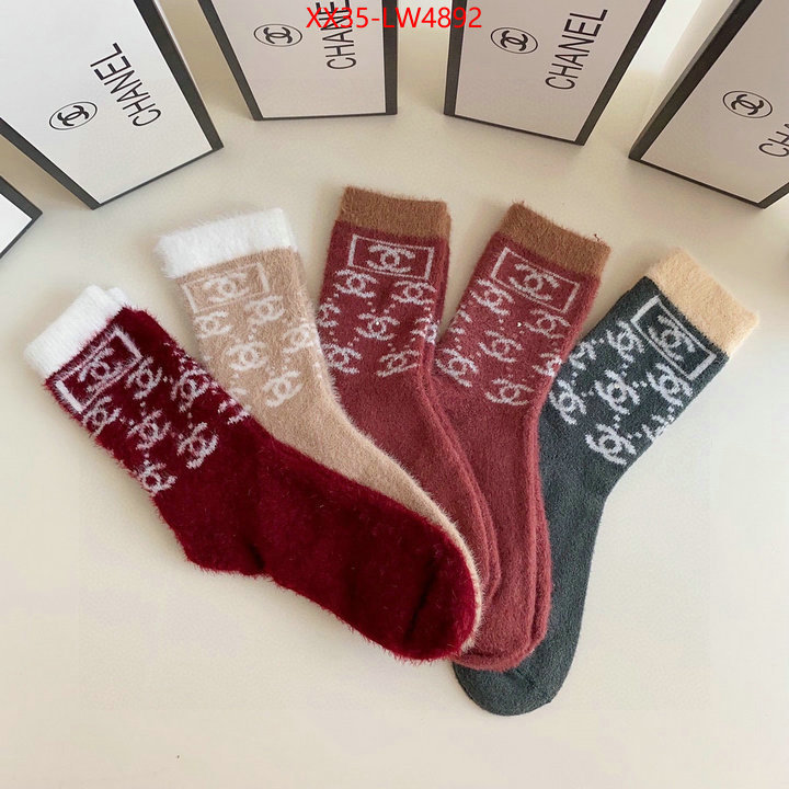 Sock-Chanel,buy aaaaa cheap , ID: LW4892,$: 35USD