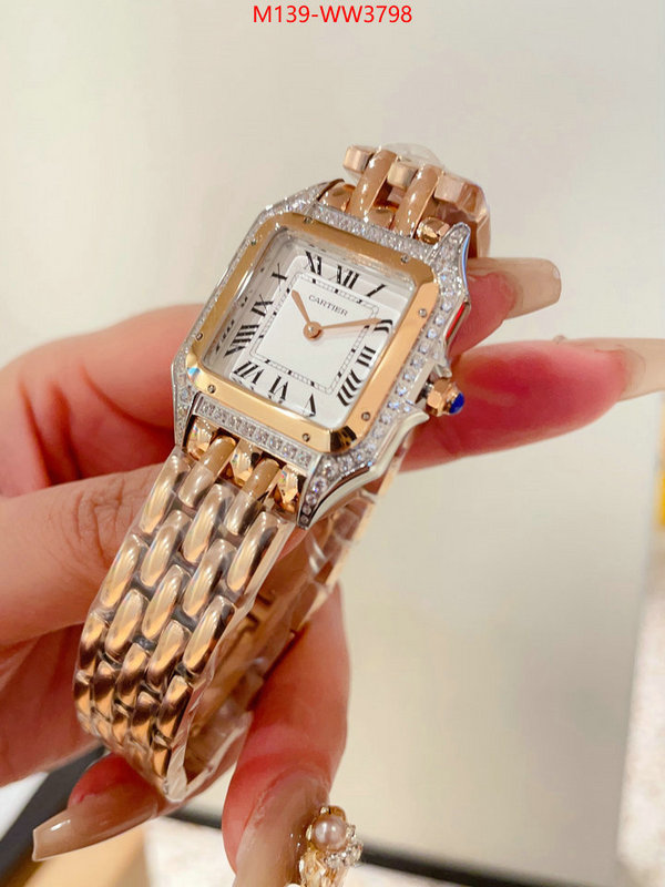 Watch(4A)-Cartier,top sale ,ID: WW3798,$: 139USD