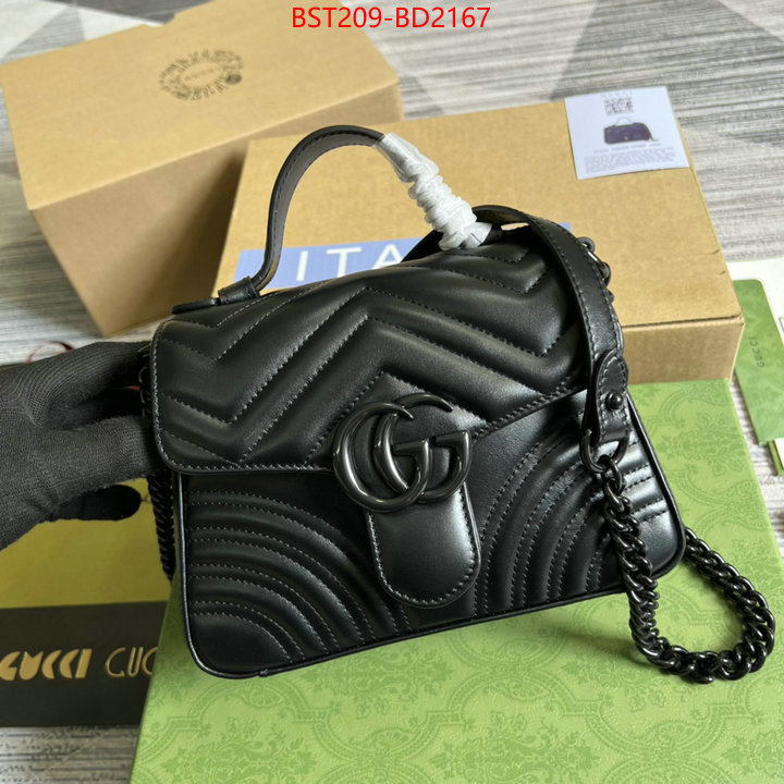 Gucci Bags(TOP)-Marmont,quality aaaaa replica ,ID: BD2167,$: 209USD