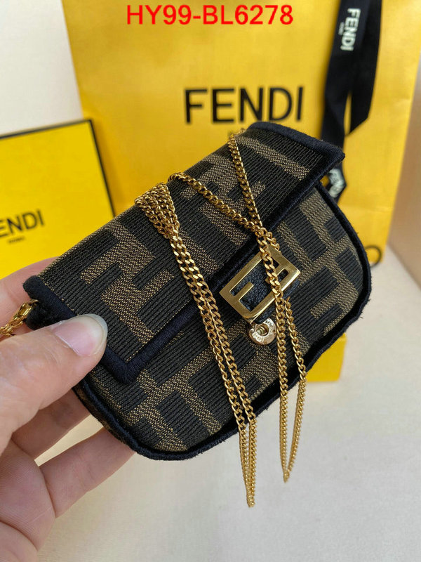 Fendi Bags(TOP)-Baguette,top perfect fake ,ID: BL6278,$: 99USD