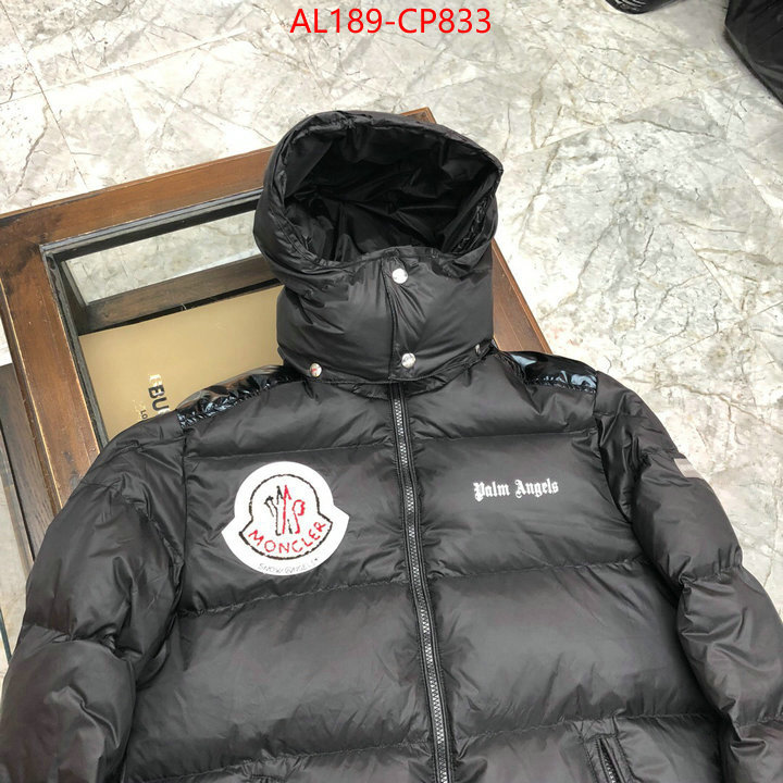 Down jacket Men-Moncler,same as original , ID: CP833,$:189USD