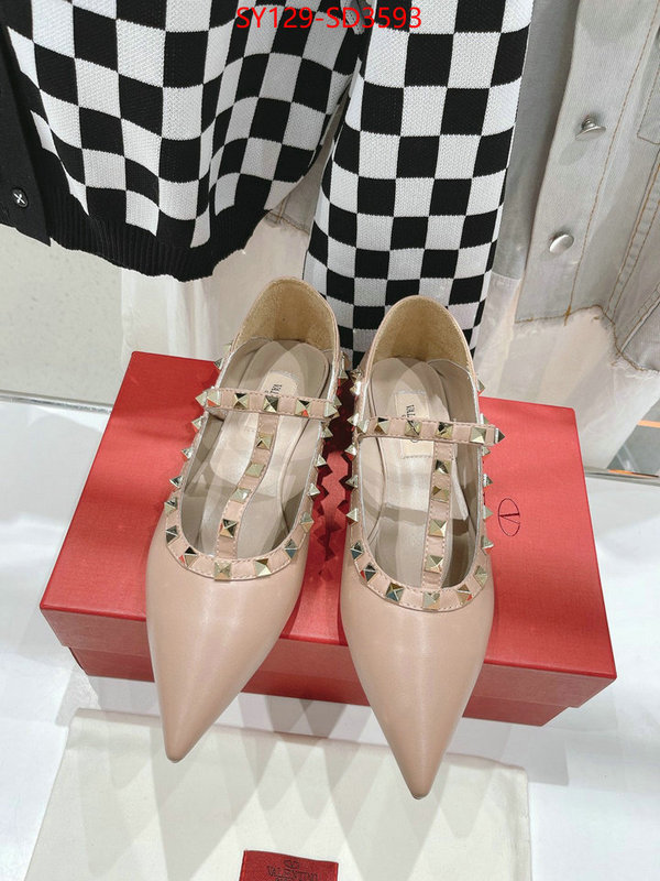 Women Shoes-Valentino,wholesale 2023 replica , ID: SD3593,$: 129USD