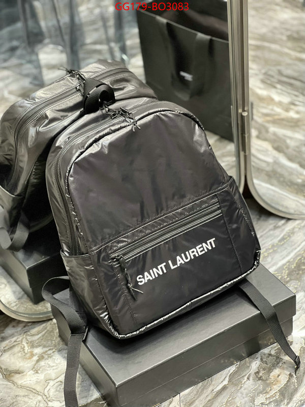 YSL Bag(TOP)-Backpack-,ID: BO3083,$: 179USD